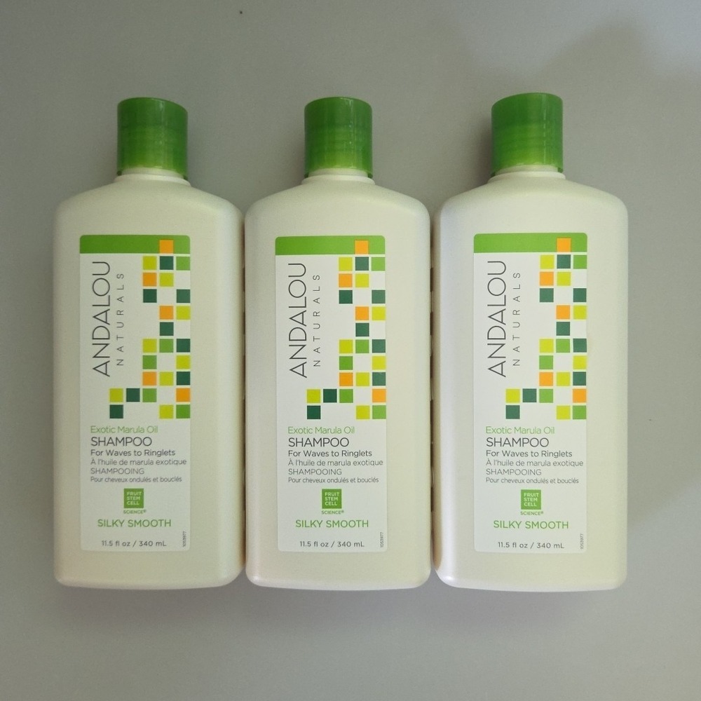 Andalou Naturals Silky Smooth Exotic Marula Oil Shampoo 11.5 oz Waves/Ringlets 3